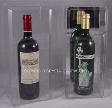 Wine Case - Bottle Crystal Glasses